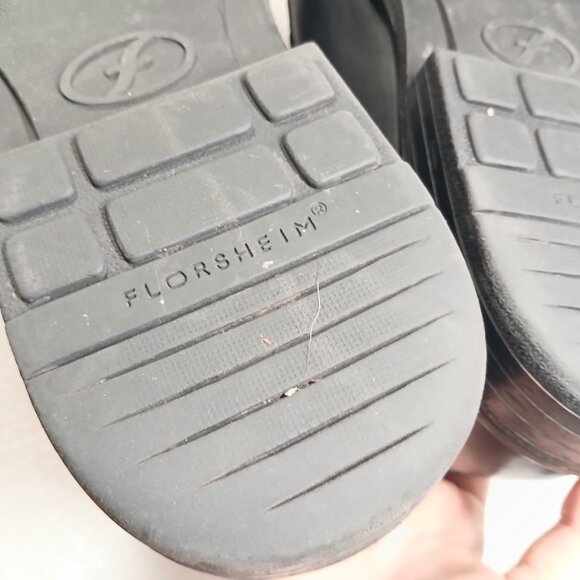 Florsheim Imperial Black Leather Cap Toe Oxfords 10 D Comfortech EUC - Picture 13 of 13